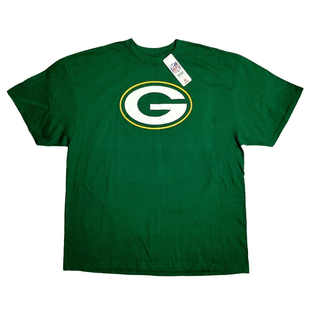 NFL Green Bay Packers Jordy Nelson No. 87 Twill Sewn Logo Mens Tshirt Size 2XL